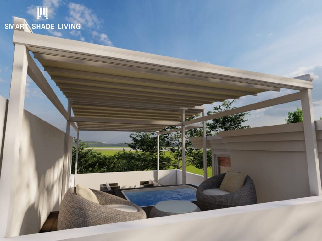 retractable pergola