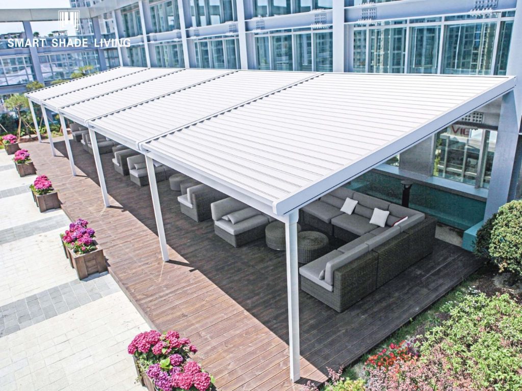 aluminum retractable roofing