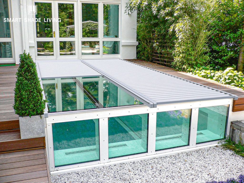 aluminum retractable roofing